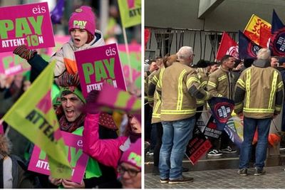 Firefighters and teachers to walk out over pay as public sector strikes spread