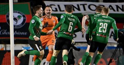 Shay McCartan double gives Glentoran the win in controversial circumstances