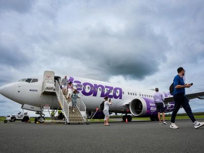 Bonza takes to the sky with first Australian flight