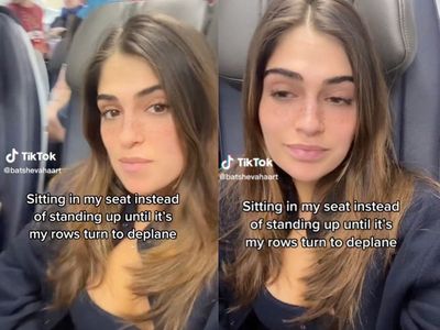 Reality star sparks debate about plane etiquette after remaining seated