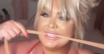 Gemma Collins shows off her curves as she models an array of sexy lingerie