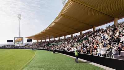 UTAS Stadium $65m stand concept announced for York Park, with early 2025 completion date