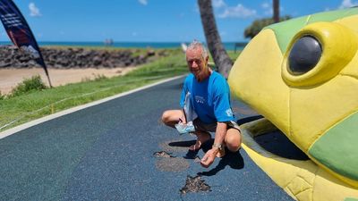 Playground rubber surface at Bargara criticised for effects on health and environment