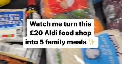 Mum shares £20 Aldi shopping list that feeds her family of four