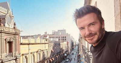 David Beckham eats bugs in Mexico as he says it's 'so good to be back'