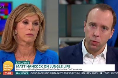 Kate Garraway confronts Matt Hancock over Covid response and I’m a Celeb appearance