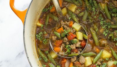 Menu planner: Quick beef and vegetable soup hits the spot on a cold night