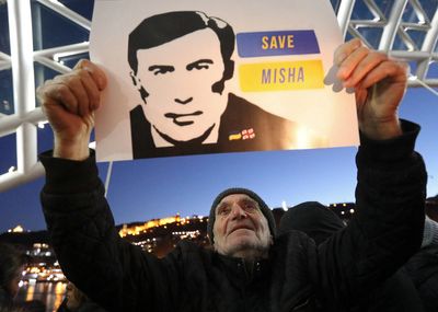 Jailed ex-leader of Georgia moved to intensive care -spokesman to Georgian TV
