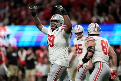 Raiders will get up close look at Ohio State RT Dawand Jones this week