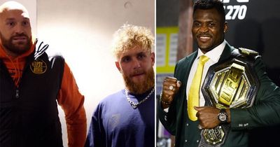 Jake Paul encouraged to get involved with Tyson Fury and Francis Ngannou fight