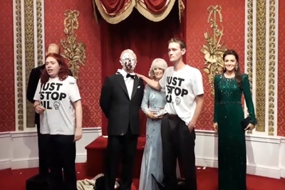 Eco-activists guilty of King Charles waxwork cake attack at Madame Tussauds