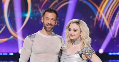Dancing on Ice star rushed to hospital after hitting the ice and splitting chin