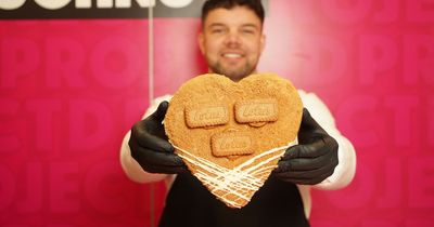 Baker's giant love heart doughnuts 'break internet' as fans clamour to buy ahead of Valentine's