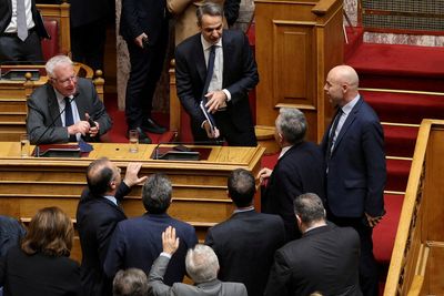 Greece's main opposition party to abstain from votes in parliament