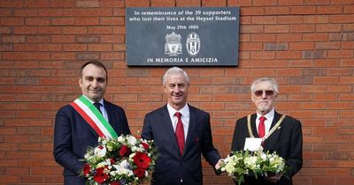 Turin Mayor joins Liverpool Lord Mayor and Ian Rush to pay tribute to Heysel disaster victims
