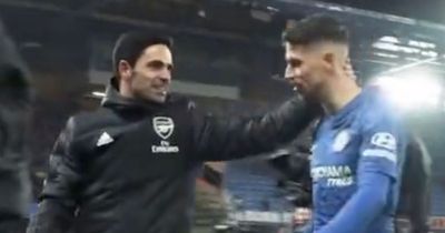 Mikel Arteta made telling gesture to Jorginho before Arsenal altered transfer plan