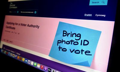 Only 10,000 people in Great Britain have applied for government-issued voter ID