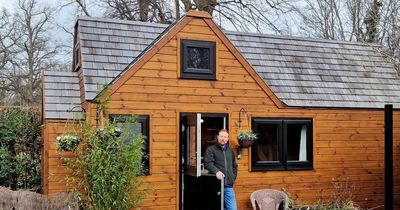 Man who built tiny 'eco-home' in person's back garden saves £600-a-month on bills