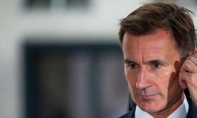 Given a chance to cheer Tories’ economic failure, Hunt is nowhere to be seen