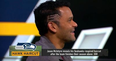 NFL analyst shaves Seattle Seahawks logo on head after failed prediction