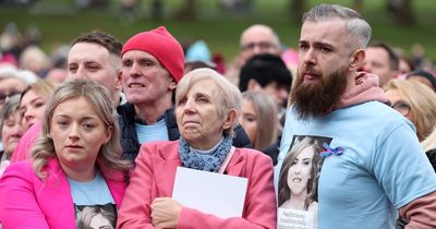Natalie McNally's family support Dublin rally to end violence against women