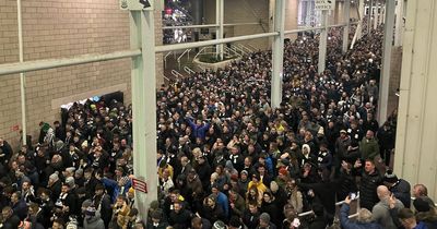 Party atmosphere at St James' Park as Newcastle reach first Wembley cup final for more than two decades