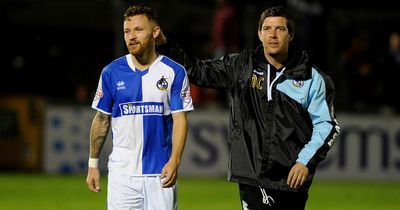 Darrell Clarke and Matty Taylor reunited six years on from Bristol Rovers split