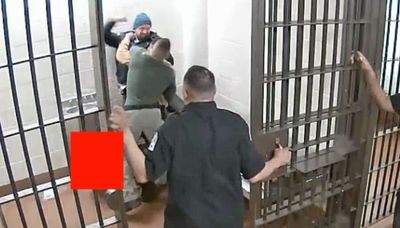 Newly released video shows Chicago cop repeatedly punching man in holding cell