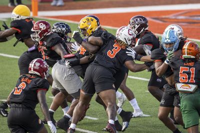 Practice notes from Day 1 of the Senior Bowl
