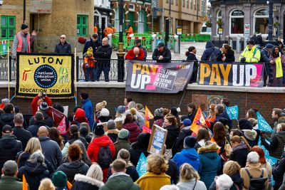 UK's teachers and civil servants join mass strike on 'Walkout Wednesday'