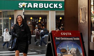 Costa cappuccinos deliver nearly five times as much caffeine as Starbucks ones