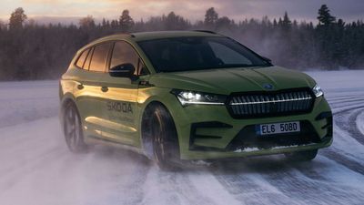 Skoda Enyaq RS Sets Guinness Record For Longest Continuous Car Drift On Ice