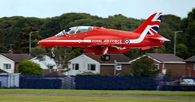 Red Arrow pilot sends out emergency alert at at 2,300 ft after bird smashes into plane