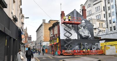 George North mural in Cardiff replaces much-loved artwork