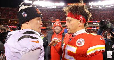 Joe Burrow lends support to Patrick Mahomes after Kansas City Chiefs reach Super Bowl