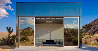 'Invisible' mirror home hits market for $18million – and it is made entirely of glass