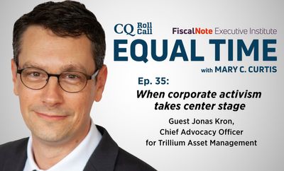 When corporate activism takes center stage - Roll Call