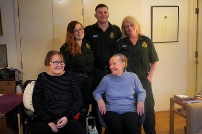 Arsenal fan thanks London paramedics who saved her life when her heart stopped for 28 minutes