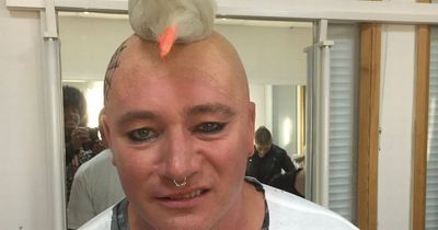 Ally McCoist as you've never seen Rangers hero before as punk look sets social media ablaze