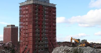 Glasgow Red Road flats and Sighthill abandoned land still without housing a decade later