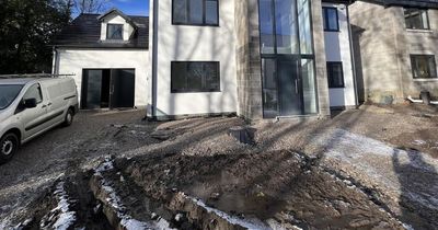 Stunning new build with huge windows for sale