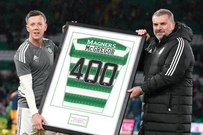 Celtic 3 Livingston 0: Callum McGregor's 400th appearance marked before emphatic win