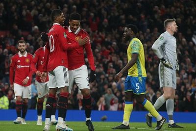 Man United 2-0 Nottingham Forest: Routine win sets up mouth-watering Carabao Cup final clash with Newcastle