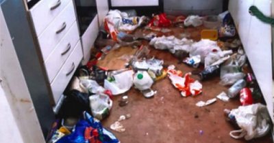 Cruel Scots owner left starving dog locked in kitchen surrounded by faeces for days