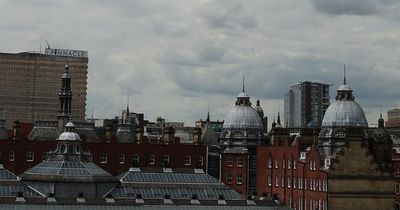 Leeds weather forecast on dark cloudy and gloomy Thursday