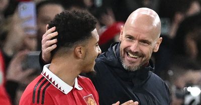 Bruno Fernandes reaction to Jadon Sancho showed Manchester United response to his return