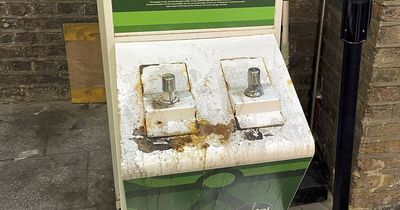 Man shares picture of 'pointless, disgusting' hand sanitiser station