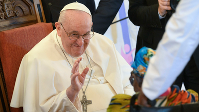 Watch: Pope Francis addresses crowd of Congolese youth at Kinhasa stadium