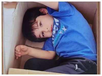 Fans gush over Taimur Ali Khan's 'lovely eyes' as Saba Ali Khan shares an unseen photo of him hiding inside a cardboard box