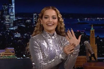 Newlywed Rita Ora shows off her striking emerald ring for the first time